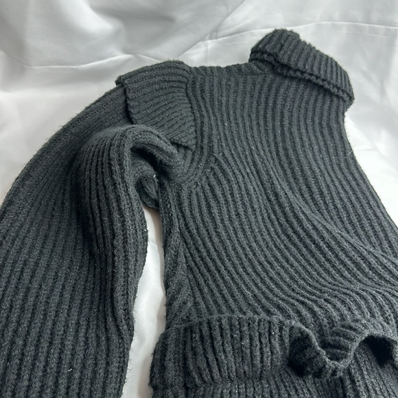 LEAVE & VIOLA Large Black Long Sleeve Sweater ~NWT - Picture 10 of 11